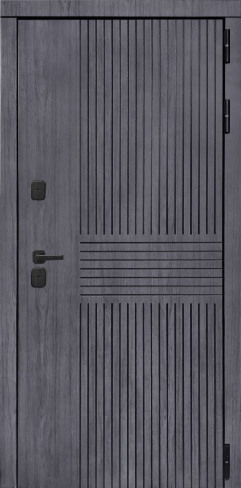 Дверь ДвериПРО Берген ФЛ-259 (10мм, дуб с пилением) DPRO195405